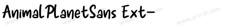 AnimalPlanetSans Ext字体转换